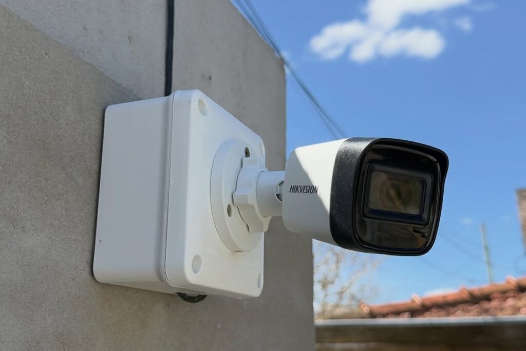 Cámara de seguridad instalada por Global ZEG